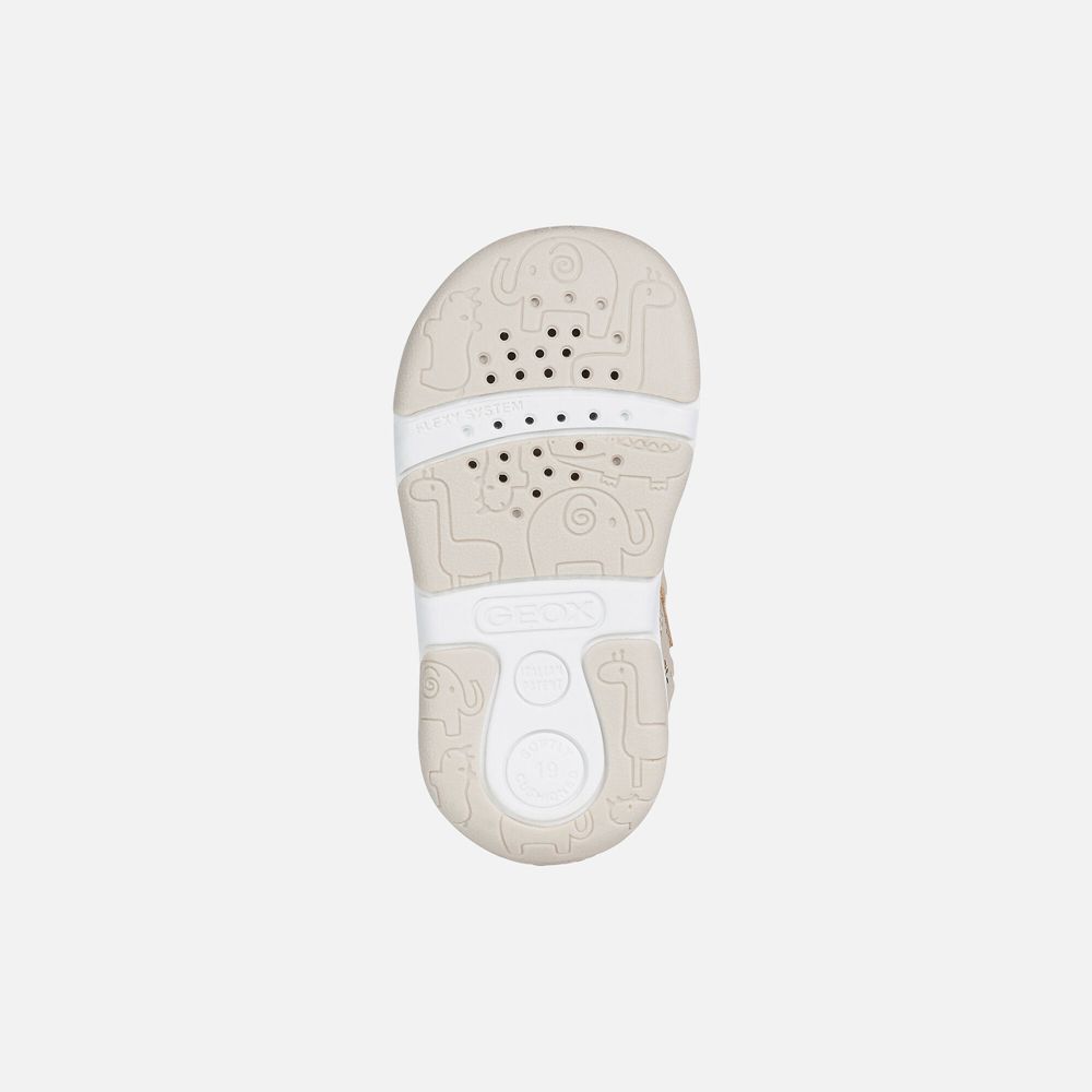 Sandalias Geox Bebe Bege - Tapuz Girl - ZGYDF0984